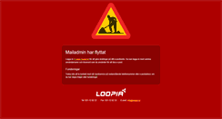 Desktop Screenshot of mailadmin.loopia.se