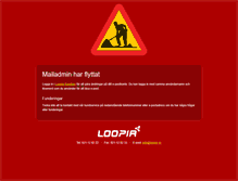 Tablet Screenshot of mailadmin.loopia.se
