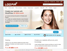 Tablet Screenshot of loopia.com